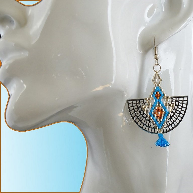 boucles d'oreilles demi lune