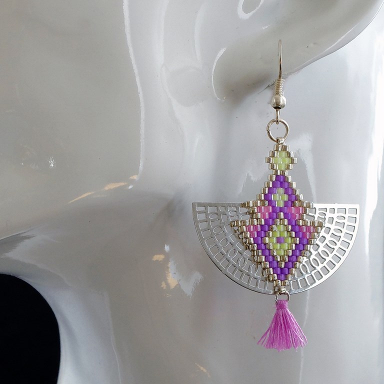 boucles d'oreilles demi lune