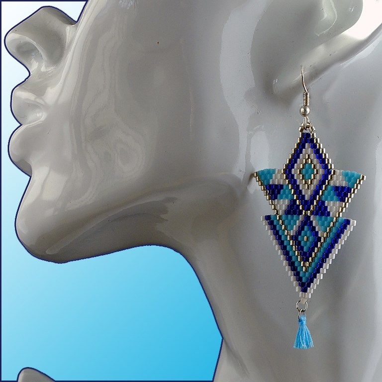 Boucles d'oreille triangle