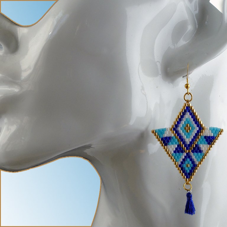 Boucles d'oreille triangle