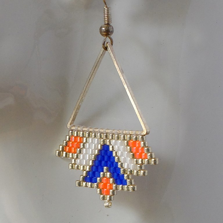 boucles d'oreilles triangle 