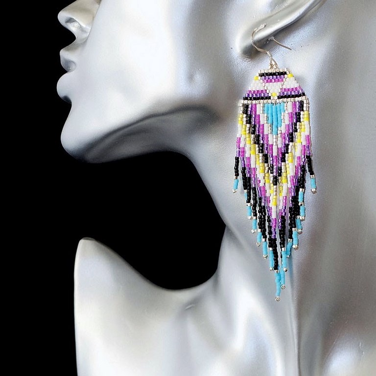 Boucles d'oreilles ethnique