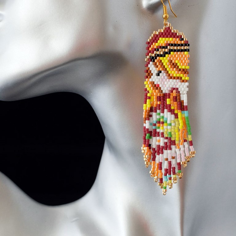 Boucles d'oreilles perles