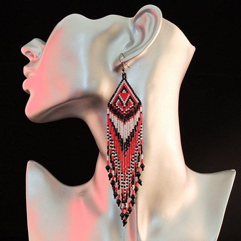 Boucles d'oreilles ethnique