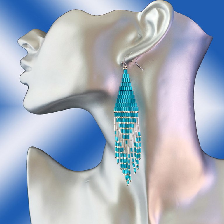 Boucles d'oreilles ethnique