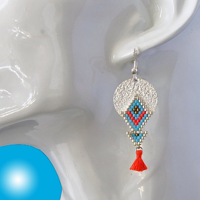 Boucles d'oreilles ethnique