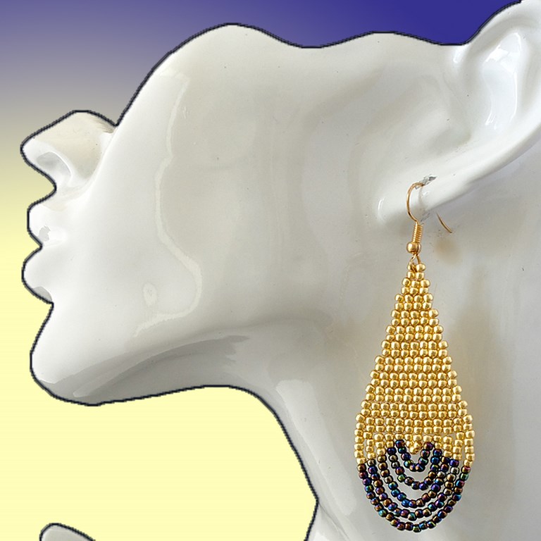 Boucles d'oreilles ethnique