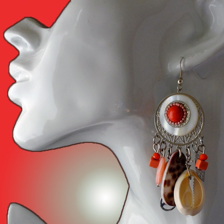 Boucles d'oreilles fantaisie