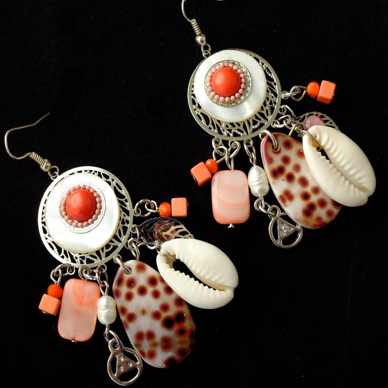 Boucles d'oreilles fantaisie