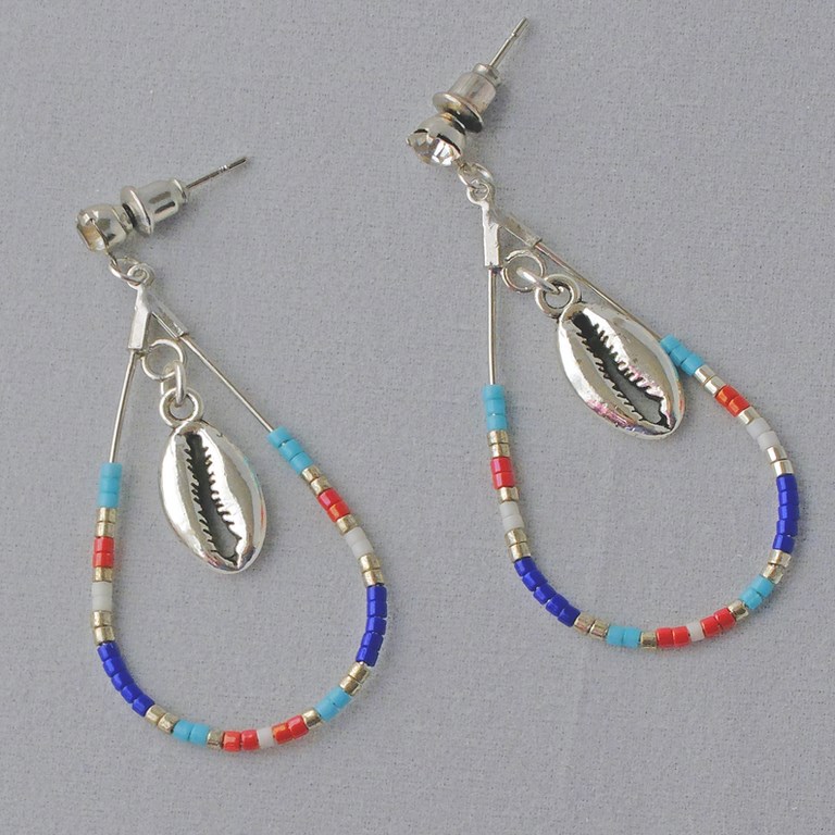 boucles d'oreilles perles