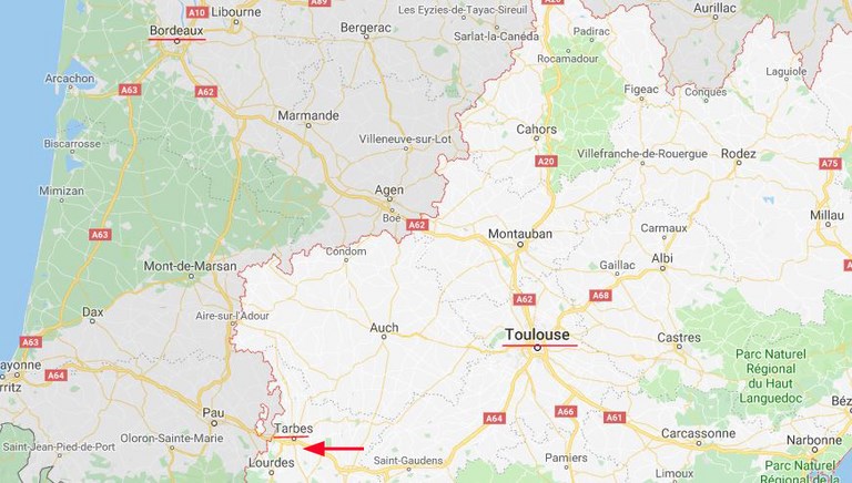 carte d'occitanie